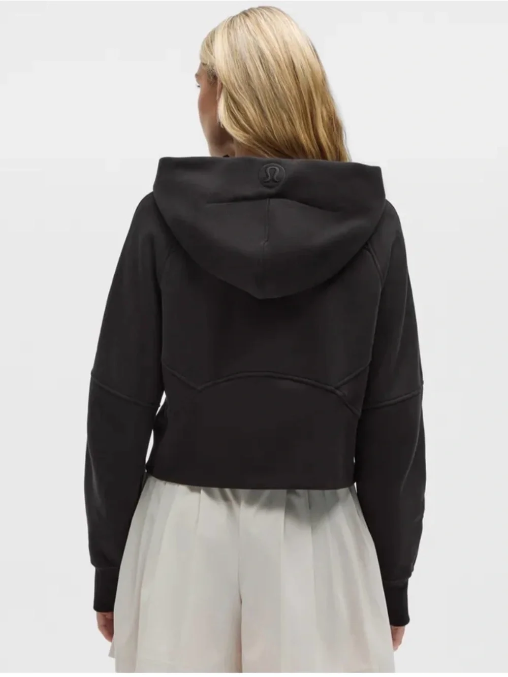 NFL x Lululemon Women’s Scuba Oversized Black Half-Zip Hoodie